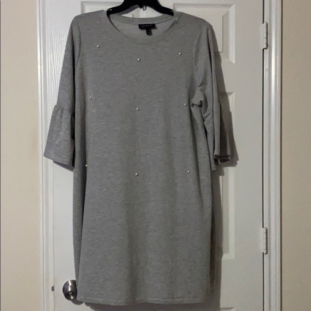 Plus size Flutter sleeve dress